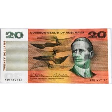 AUSTRALIA 1967 . TWENTY 20 DOLLARS BANKNOTE . ERROR